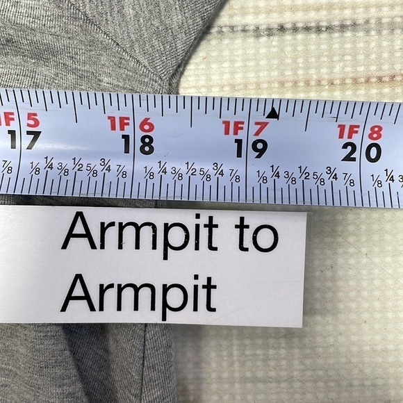 Agnes & Dora Dress NWT T-Shirt Bell Sleeves Gray Round Neck Pockets Size Medium - Picture 10 of 14